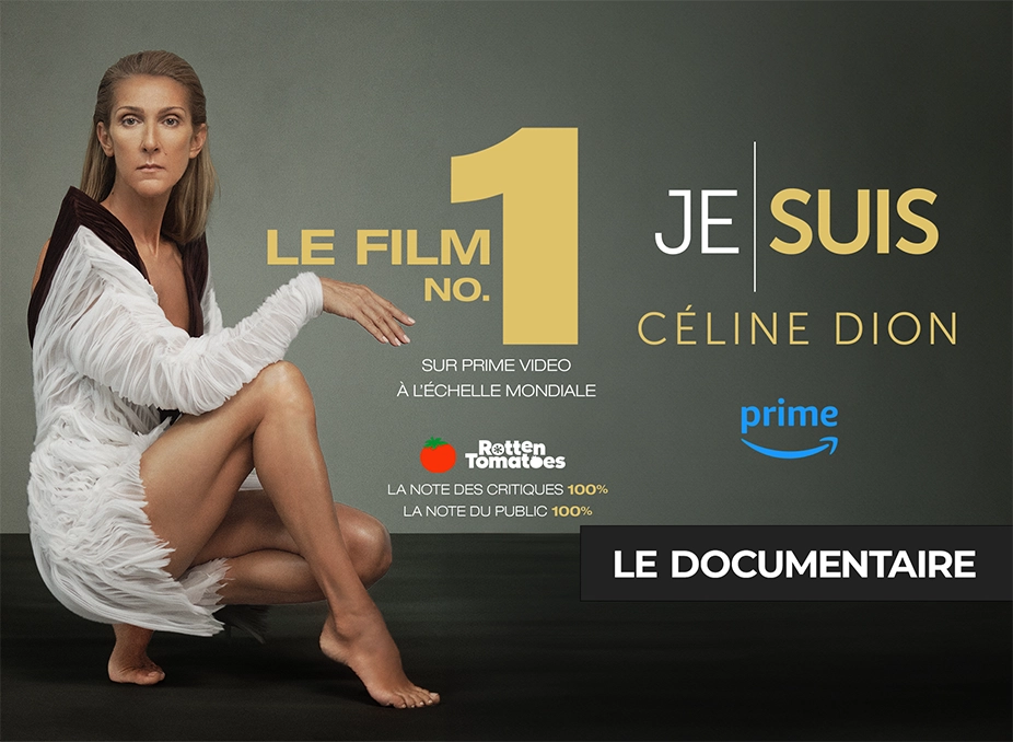 Affiche du documentaire Je Suis Céline Dion sur Amazon Prime Video